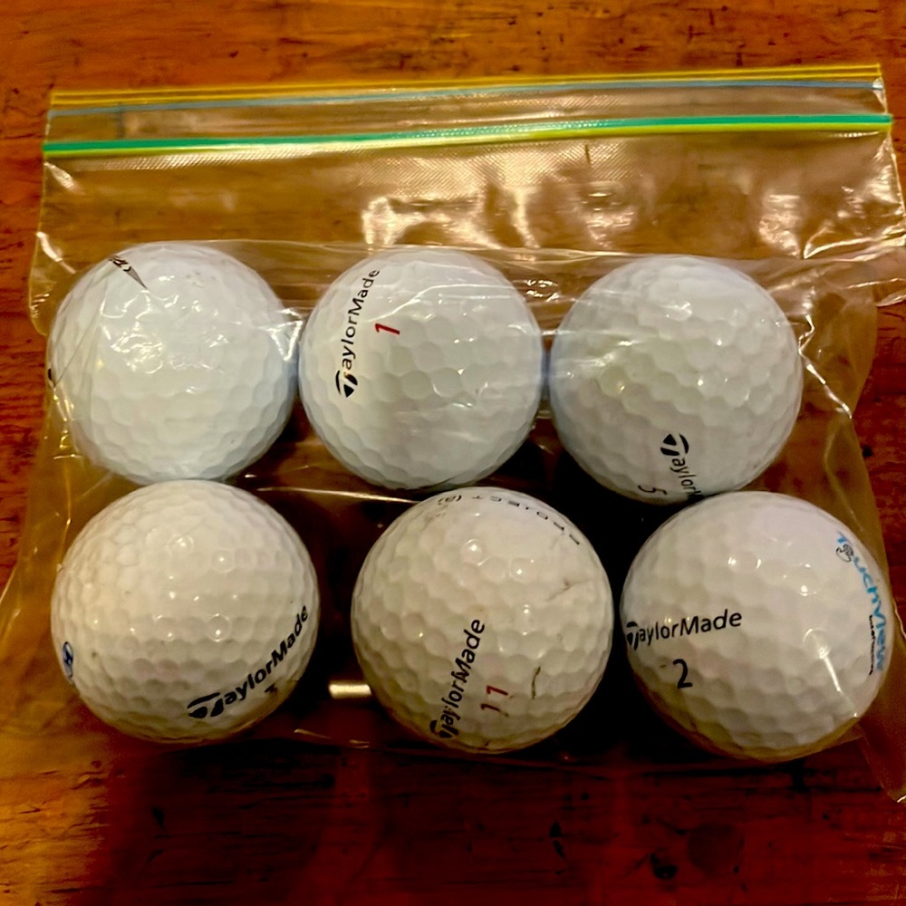 TaylorMade used golf balls